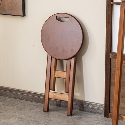 Tabouret pliant bambou - pliant, en