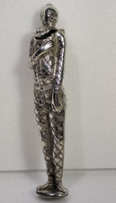 Exceptional wax seal sterling silver Sceau cachet tampon ancien argent massif