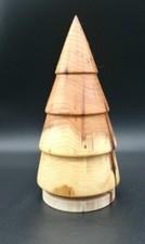 Sapin  Noel artisanal  en bois