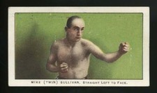 1910 E79 PHILADELPHIA CARAMEL MIKE TWIN SULLIVAN BOXING CARD HIGH GRADE 