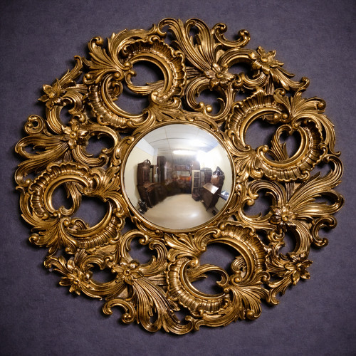 Miroir ancien doré style