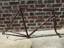 LUCIEN CHAPELON CADRE ARTISANAL ANCIEN VELO RANDONNEUSE BICYCLE FRAME 54cm 1940
