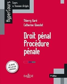 Droit pénal procédure - droit, ;