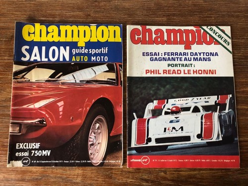 Revues automobiles champion - revues,