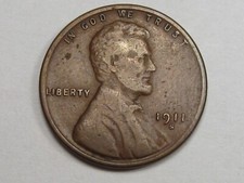 Date Clé 1911-S Penny De Blé Lincoln. #45