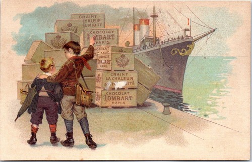 Publicite chocolat lombart - publicite,