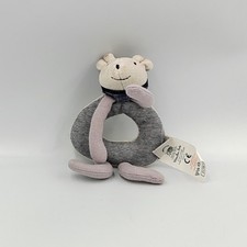 Doudou hochet souris grise