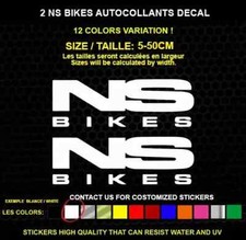 2 Autocollants Décoratifs NS Bikes- Véhicules & Accessoires, lot de 2 Pièces
