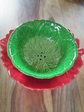 Saladier/bol + égouttoir