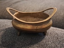 cendrier Vide Poche Ancien Bronze Chine Chinese 19ème Edo Meiji Indochine 