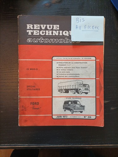 Revue technique ford transit - revue,