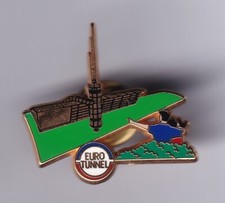 RARE PINS PIN'S .. TRAIN RAILWAYS SNCF TGV EUROSTAR EURO TUNNEL ARTHUS B. 3D ~FW