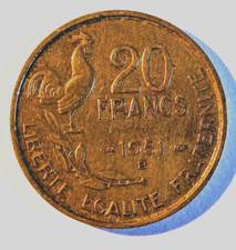 Pièce de 20 francs 1951 B