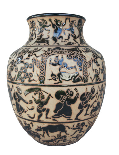 Ecole bien hoa vase - bien, grès