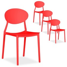 Chaise jardin soleil Rouge