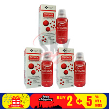 3 flacons de rince-bouche X Thymol 120 ml pour l'hygiène bucco-dentaire LIVRA...