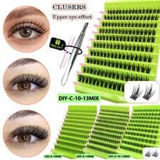 1 Boîte Kit D'extension De Cils Bricolage Grappes De Cils Cils Individuels /