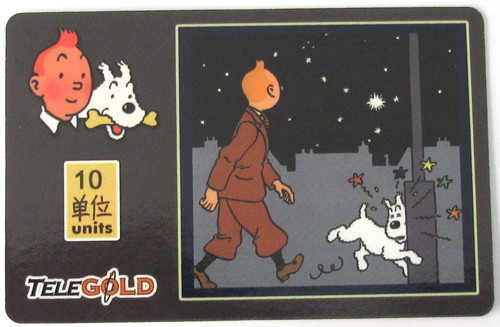 Tintin milou carte - 2-,