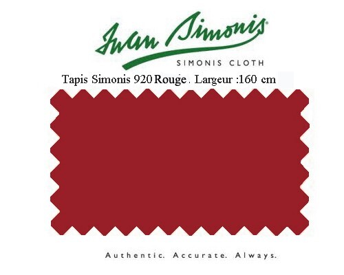 Tapis drap billard - de,