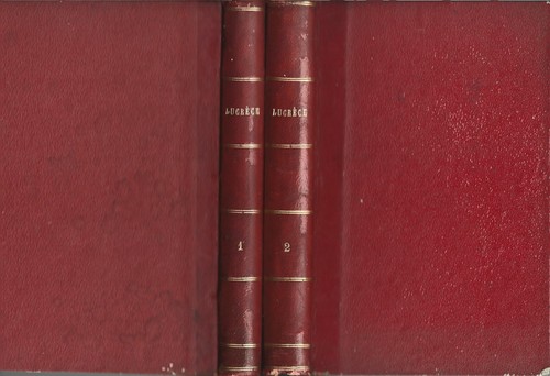 Livre lucrece nature des - la,
