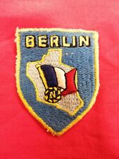 INSIGNE MILITAIRE TISSU BERLIN  : " QUARTIER NAPOLEON "