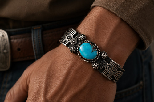 Bracelet manchette thunderbird - manchette,