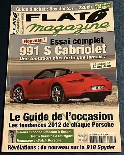 Flat magazine porsche 255 - magazine,
