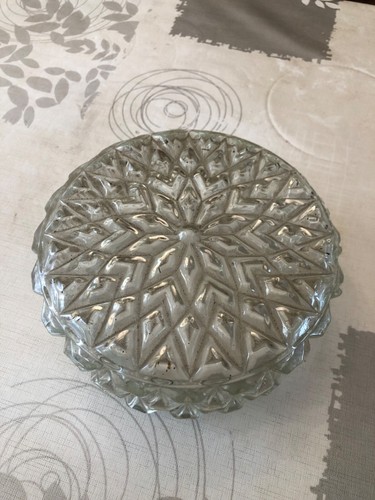 Plafonnier vintage rond - vintage, en