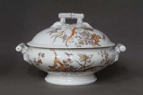 Légumier porcelaine dure - porcelaine,