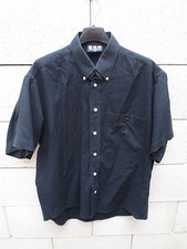 Chemise SERGE BLANC noir broderie Style de Vie rugby Quinze 15 M manches courtes