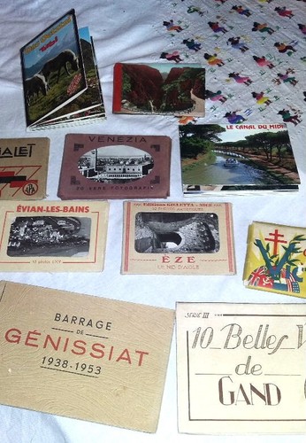 Lot carnets cartes - de,