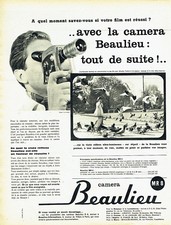 Publicité advertising 118  1960   caméra MR 8  Beaulieu