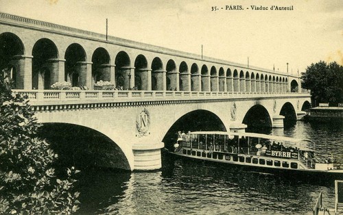 Cpa paris 16e viaduc - cpa,