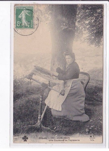 Aubusson une couseuse de - une,