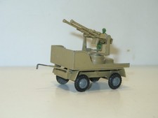 FJ,  remorque militaire sable avec mitrailleuse et soldat,  france jouet