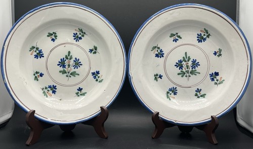 Paire assiettes creuses - paire, d’assiettes