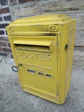 boite aux lettres ancienne  PTT LA POSTE 1956 réformée art populaire DEJOIE