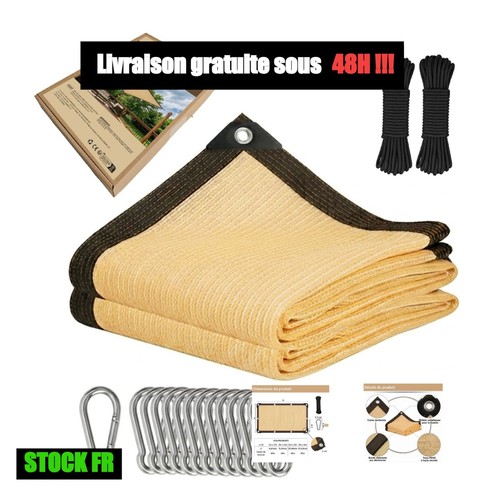 Voile ombrage 4 - d'ombrage, m