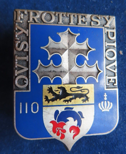 Infanterie 110e bleu et - infanterie,, ri,