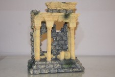 Aquarium Large Vieux Crumbled Détaillé Ancien Colonne Ruine Déco 17x10x13 CM