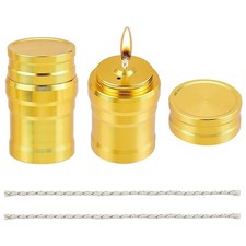 2 Pièces  Lampe Brûleur à Alcool en Métal Portable Réchaud à Alcool en Méta3403