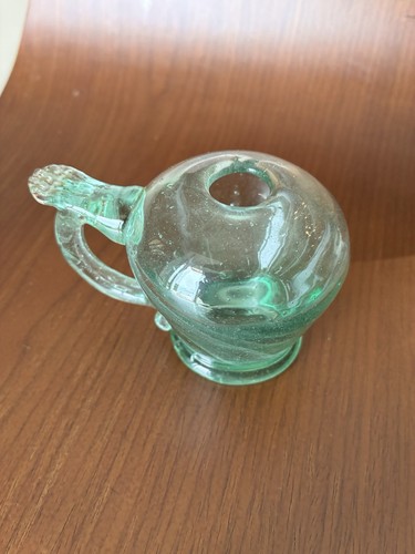 Lampe huile verre soufflé - lampe,