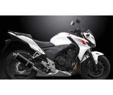 HONDA CB 500 F / X-13/15 - SILENCIEUX ECHAPPEMENT OVALE CARBONE 350 mm -DELK