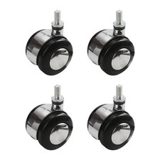Lot de 4 roulettes pivotantes