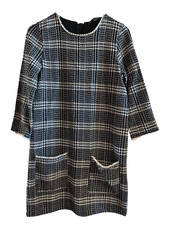 ZARA robe noire blanche TAILLE