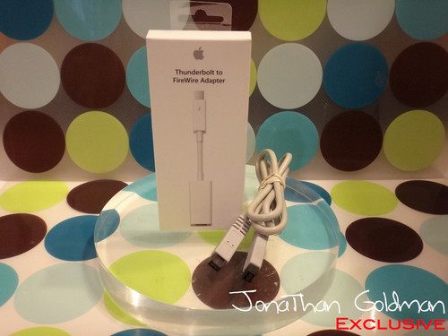 Apple thunderbolt firewire - thunderbolt, to
