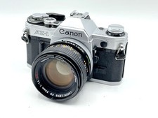 Chrome Canon AE-1 + Canon 50mm