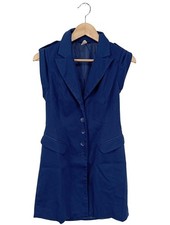 STRADIVARIUS Robe chemise Dames Robe T EU 36 bleu style d’affaires