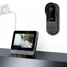 Sonnette sans Fil avec Caméra 1080P Exterieur étanche Visiophone Bluetooth In...