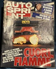 AUTOSPRINT Auto Sprint 28 Maggio 1985 Gianni Agnelli Ferrari Alboreto Johansson